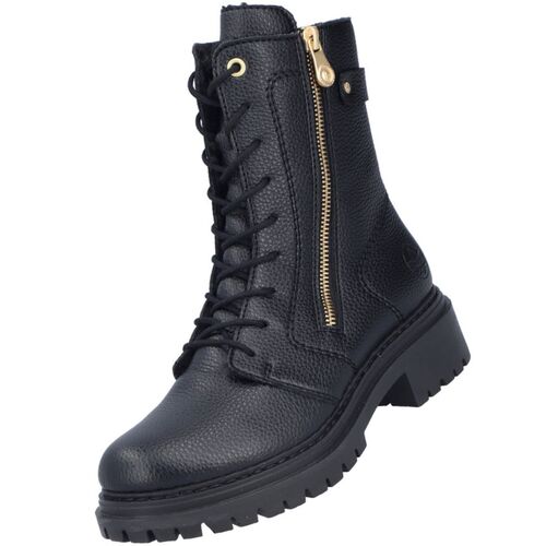 Rieker Damen Stiefel gef�ttert Schwarz