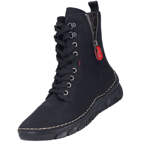 Rieker Damen Stiefelette gef�ttert Schwarz