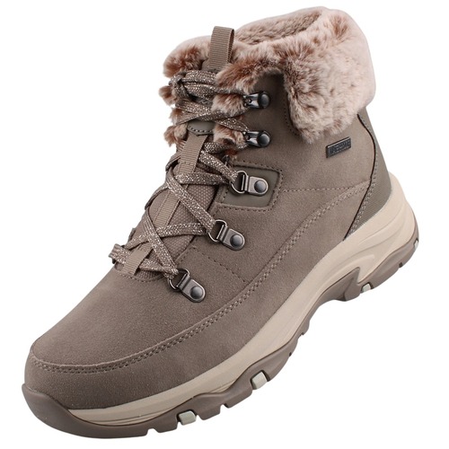 Skechers Trego Snow Worries Damen Tex Stiefelette Beige