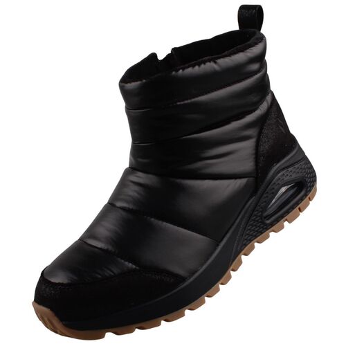 Skechers Uno Rugged Puffer Daze Damen Stiefelette Schwarz