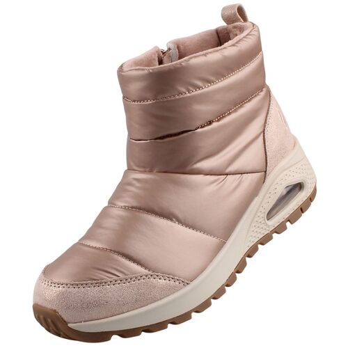 Skechers Uno Rugged Puffer Daze Damen Stiefelette Ros�gold