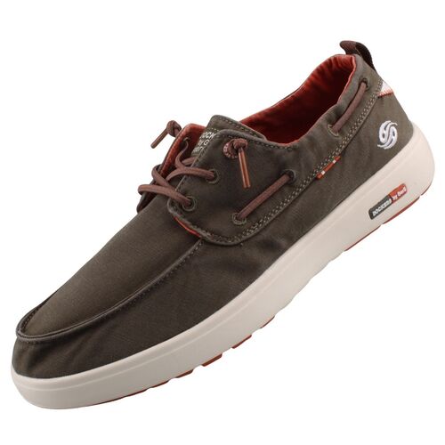 Dockers Herren Canvas Mokassin Gr�n