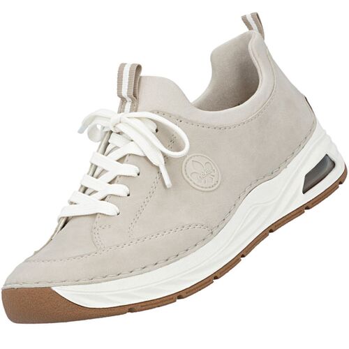 Rieker Damen Slipper Beige