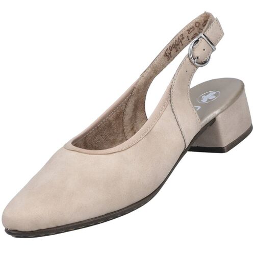 Rieker Damen Slingback Pumps Beige