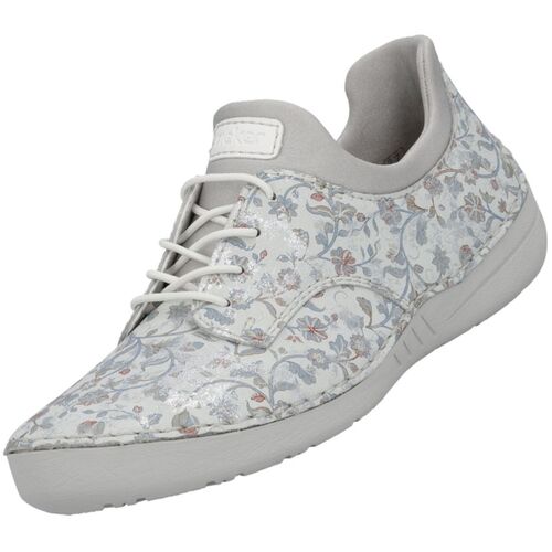 Rieker Damen Slipper Beige/Multi