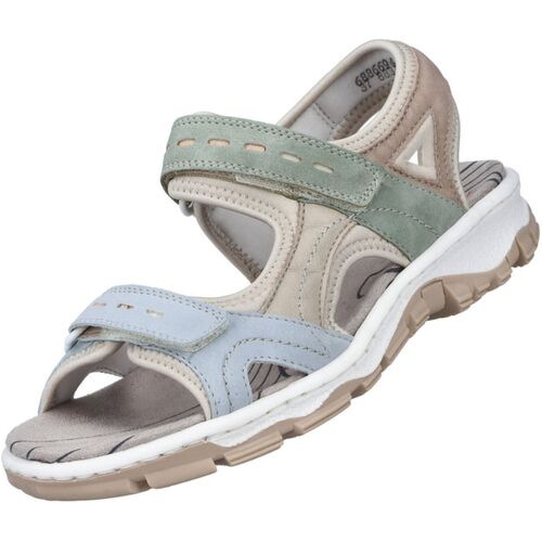 Rieker Damen Trekking Sandalen Mehrfarbig
