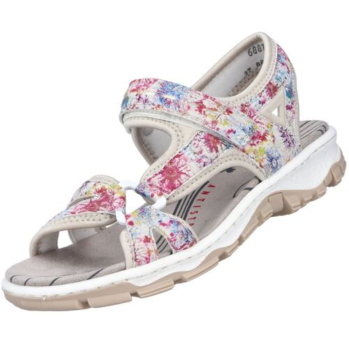 Rieker Damen Trekking Sandalen Bunt