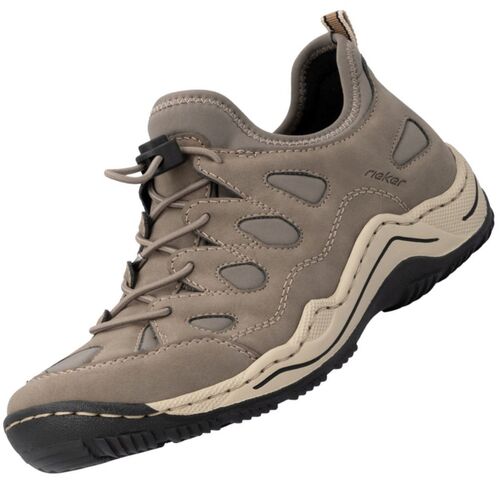 Rieker Damen Slipper Beige