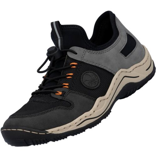 Rieker Damen Slipper Schwarz