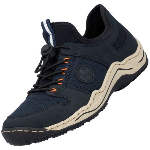 Rieker Damen Slipper Dunkelblau