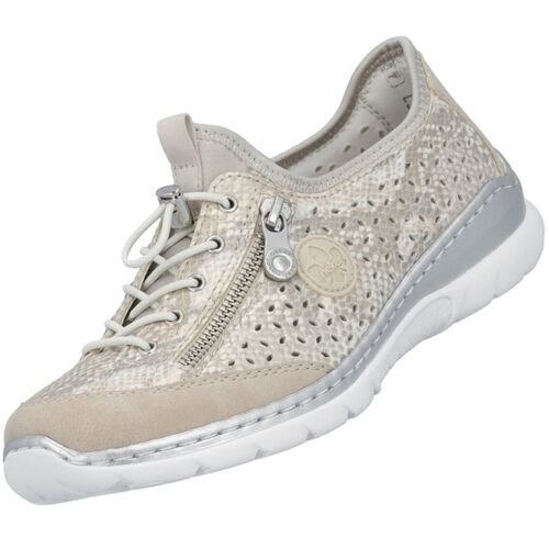 Rieker Damen Slipper Beige