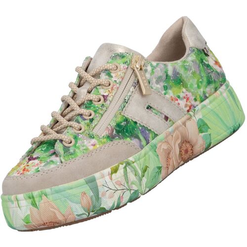 Rieker Damen Leder Sneaker Bunt