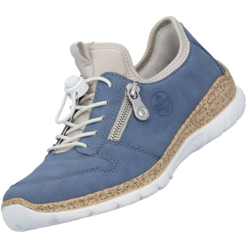 Rieker Damen Halbschuhe Blau