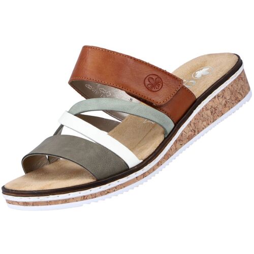 Rieker Damen Pantolette Mehrfarbig