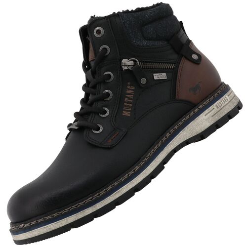 Mustang Herren Tex-Stiefel gef�ttert Schwarz
