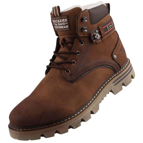 Dockers by Gerli Herren Stiefel gef�ttert Braun