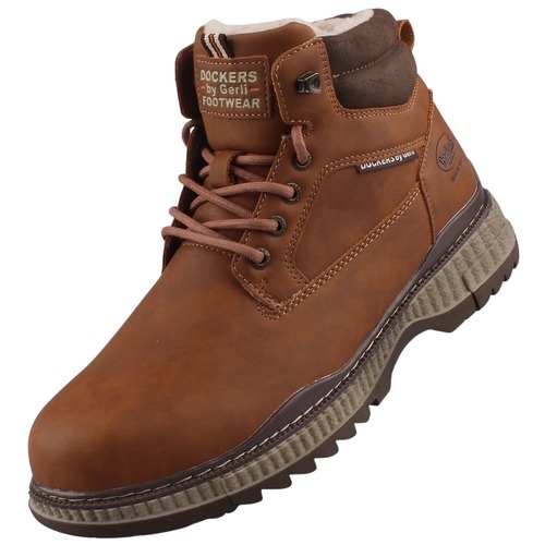 Dockers by Gerli Herren Stiefel gef�ttert Hellbraun