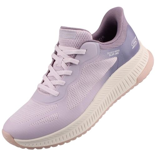 Skechers Slip-Ins Bobs Squad 4 Staple Look Damen Sneaker Violett