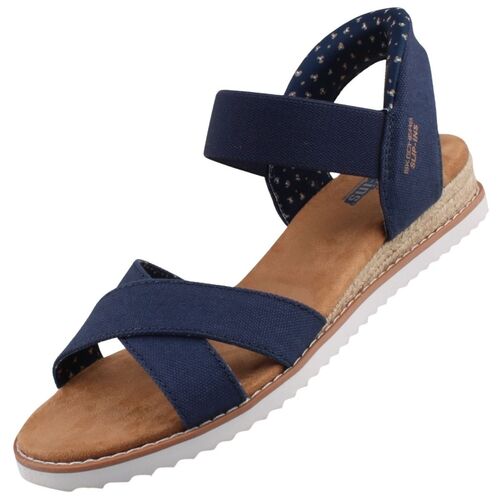 Skechers Slip-Ins Bobs Desert Kiss - Golden Lily Damen Sandale Blau