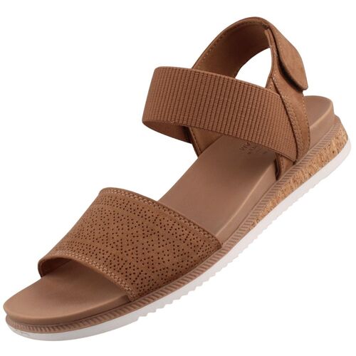 Skechers Bobs Desert Kiss Low - Top Look Damen Sandale Braun