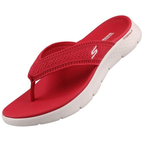 Skechers Go Walk Flex Sandal Holly Damen Zehentrenner Rot