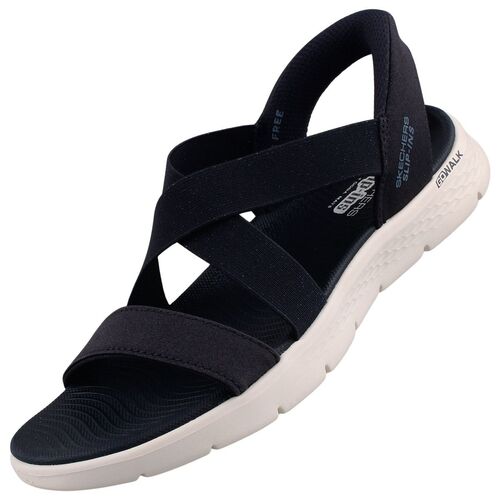 Skechers Slip-Ins Go Walk Flex Sandal - Glimmer Up Damen Sandale Blau