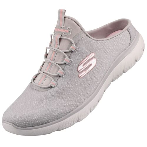 Skechers Summits Simply Sweet Damen Sabot Hellgrau
