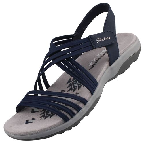 Skechers Reggae Slim - Sunnyside 2.0 Damen Sandale Blau