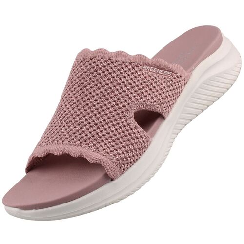 Skechers Ultra Flex 3.0 Sandal Bring It! Damen Pantolette Rosa