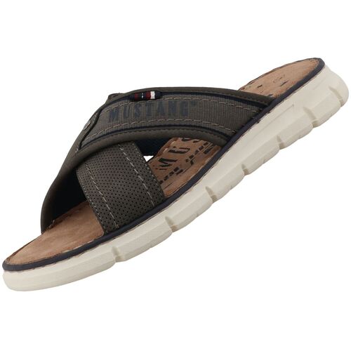 Mustang Herren Pantolette Grau