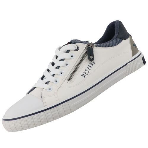 Mustang Herren Sneaker Wei�