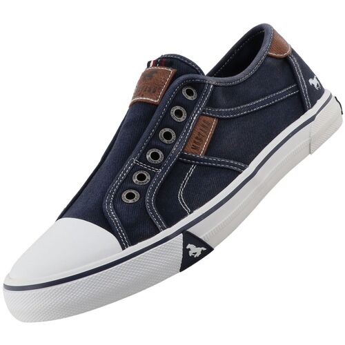 Mustang Herren Canvas Sneaker Dunkelblau