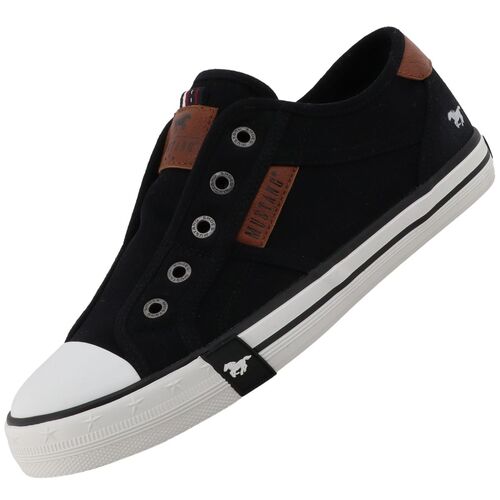 Mustang Damen Canvas Sneaker Schwarz