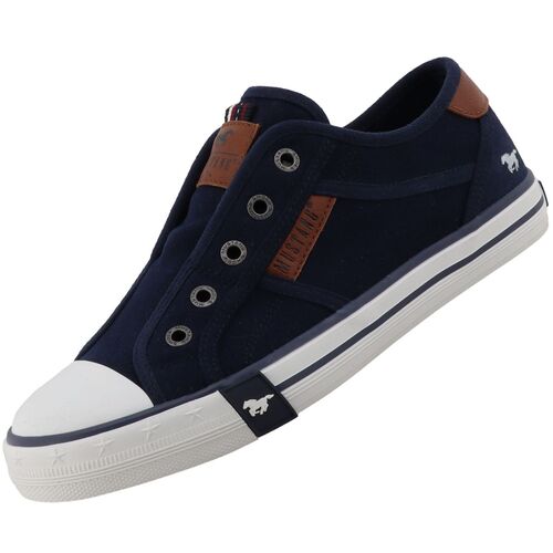 Mustang Damen Canvas Sneaker Blau