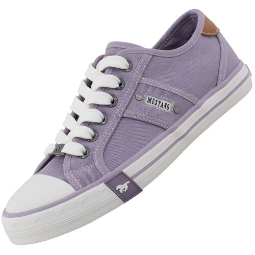 Mustang Damen Canvas Sneaker Lila