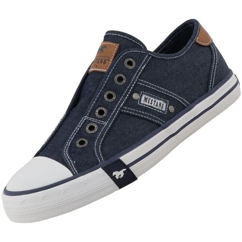 Mustang Damen Canvas Sneaker Blau