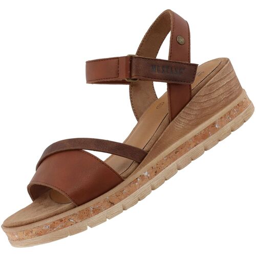 Mustang Damen Sandalette Braun