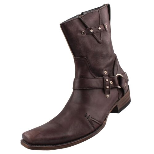 Sendra Herren Western-Stiefel Grau
