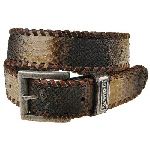 Sendra G�rtel Schlangenleder 1009 Braun