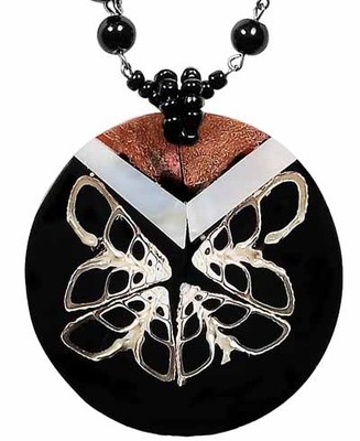 Hals-Kette mit Muschel-Anh�nger Hals-Schmuck