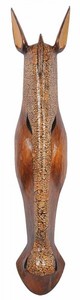 Maske Antilope 100 cm, Holz-Maske aus Bali, Wandmaske