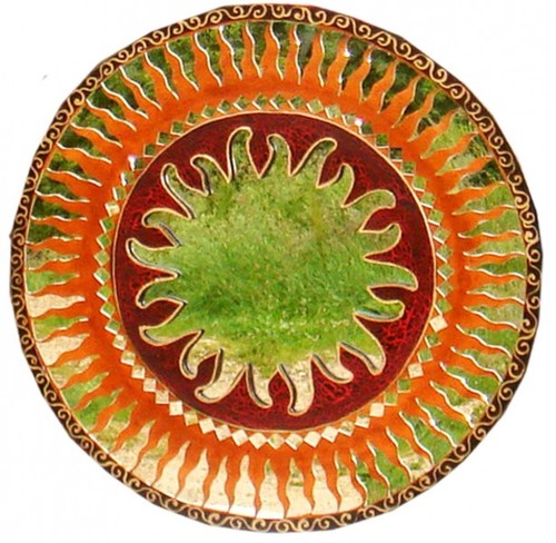 Deko-Spiegel ITA, verziert, Wandschmuck, rund, orientalisch, Gr��e w�hlbar, Wanddekoration