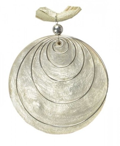 Hals-Kette mit Muschel-Anh�nger Halsschmuck, viele Farben 