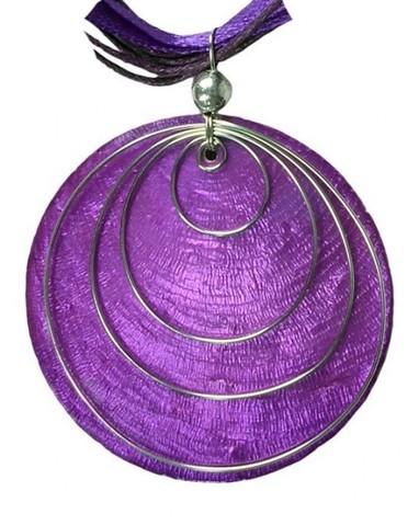 Hals-Kette mit Muschel-Anh�nger Halsschmuck, viele Farben 