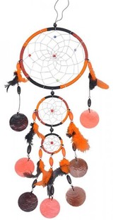 Dreamcatcher mit Capisscheiben in 3 verschiedenen Gr��en 