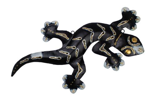 Deko-Gekko aus Metall, 3 Gr��en erh�ltlich