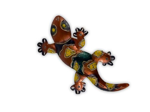 Deko-Gekko aus Metall, 3 Gr��en erh�ltlich 