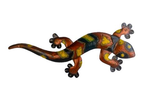 Deko-Gekko aus Metall, 3 Gr��en erh�ltlich 