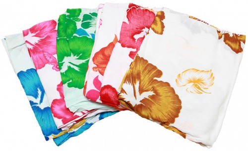 Sarong Blume, Pareo, H�fttuch, Wickelrock, Strandtuch verschiedene Farben