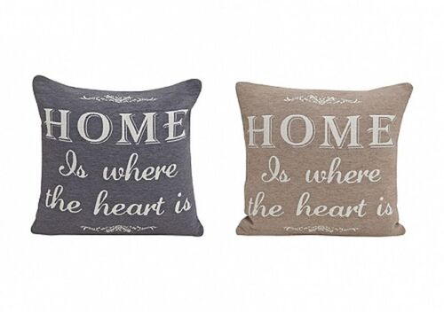 Deko-Kissen Home is where your Heart is, 40 x 40 cm inkl. Kissenf�llung, 2 Farben
